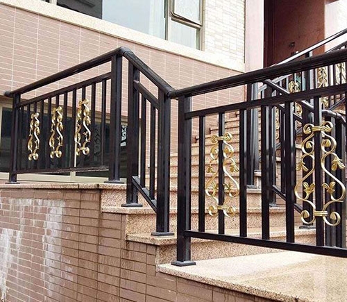 楼梯铝艺护栏