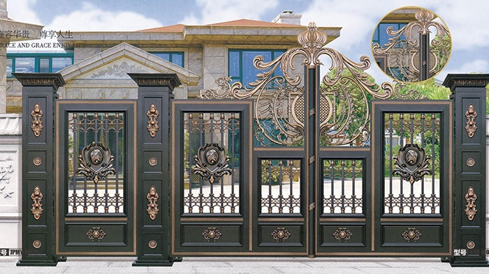铝艺庭院大门的几种优质特点